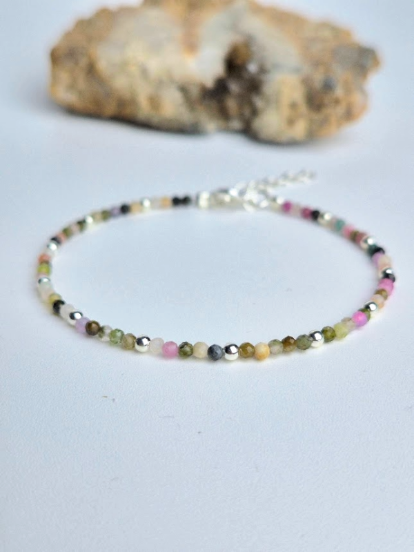 toermalijn armband zilver handgemaakt