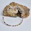 multicolor toermalijn armband zilver handgemaakt