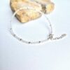 rozenkwarts armband sterling zilver handgemaakt